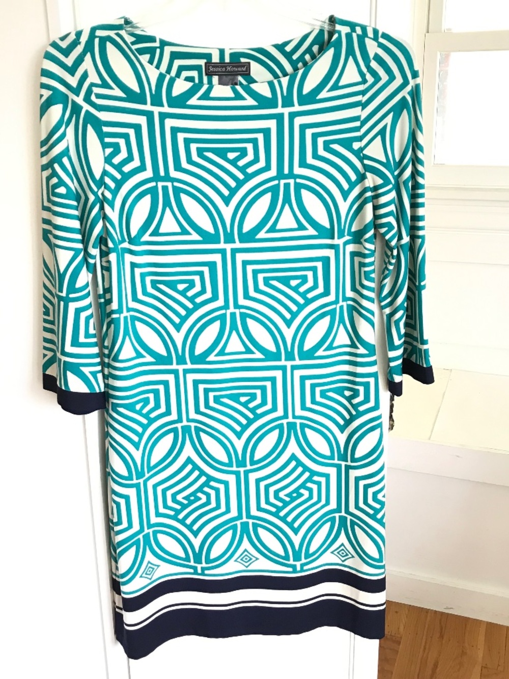 JESSICA HOWARD Retro Geometric Dress Women’s Size Medium